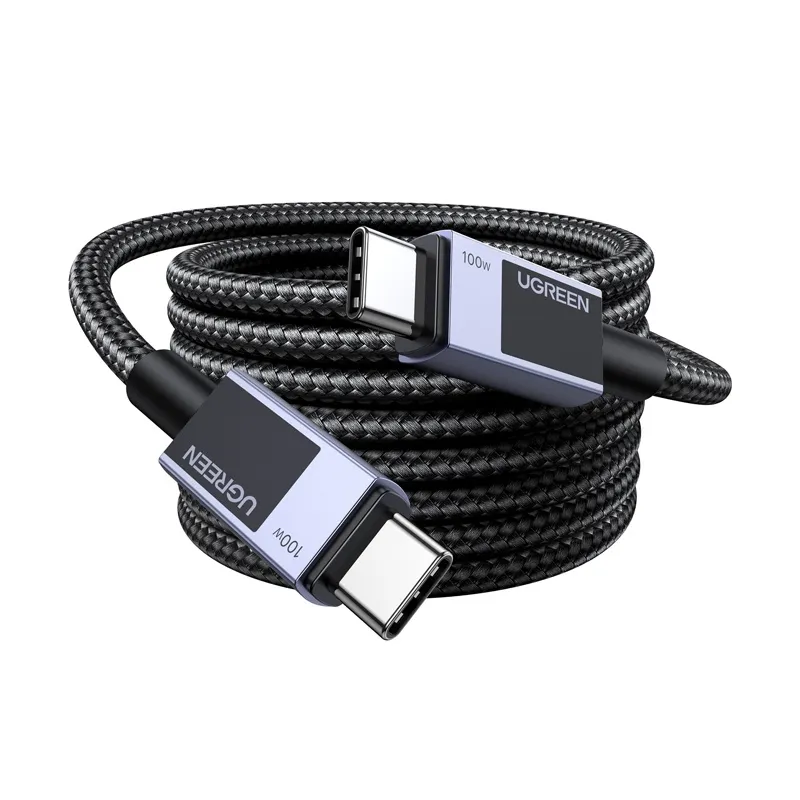 Kabel UGREEN L512 USB-C-USB-C 1m 5A (Gwiezdna Szarość)