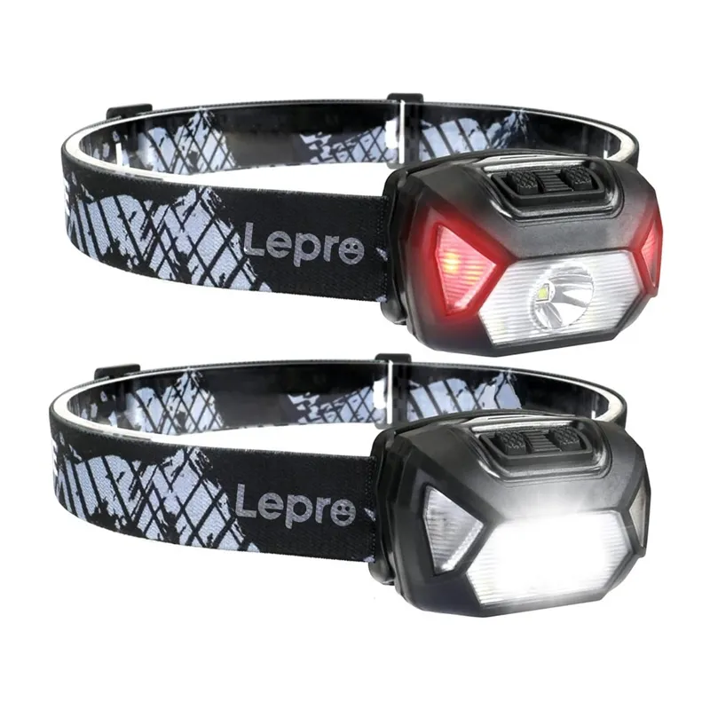 Zestaw 2X Latarka Czołowa LEPRO 320014-2 300LM
