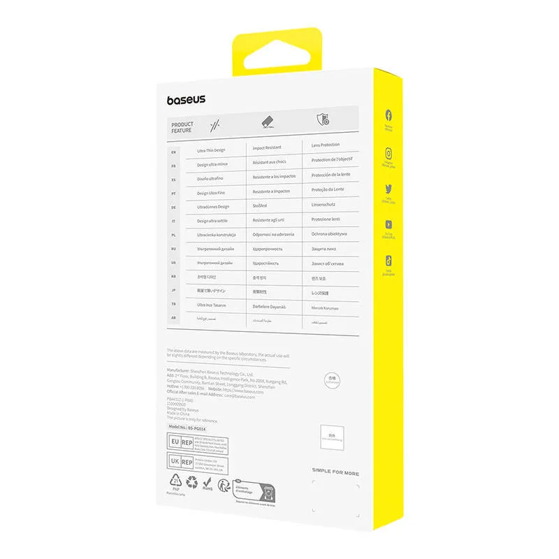 Etui BASEUS OS-Lucent Series IPhone 15 Pro Max - Przezroczyste