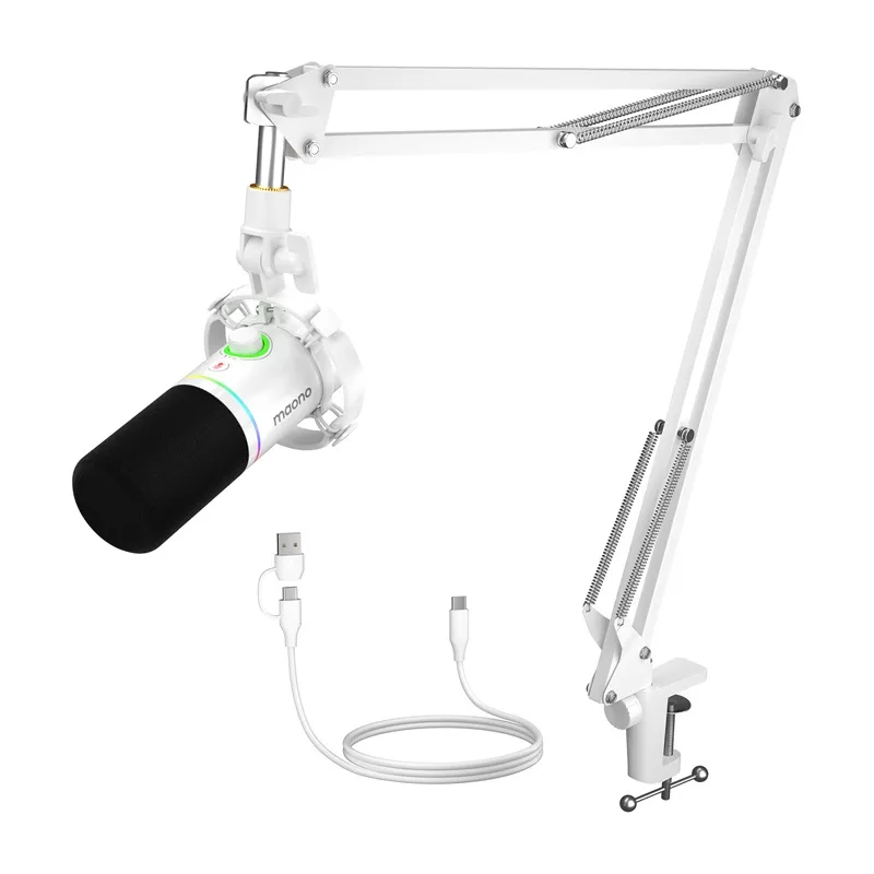 Mikrofon MAONO PD200XS Dynamiczny Kardioidalny - Biały