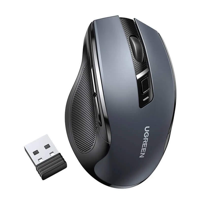 Mysz Bezprzewodowa UGREEN MU006 2.4GHZ+BT 5.0 4000 DPI - Czarna