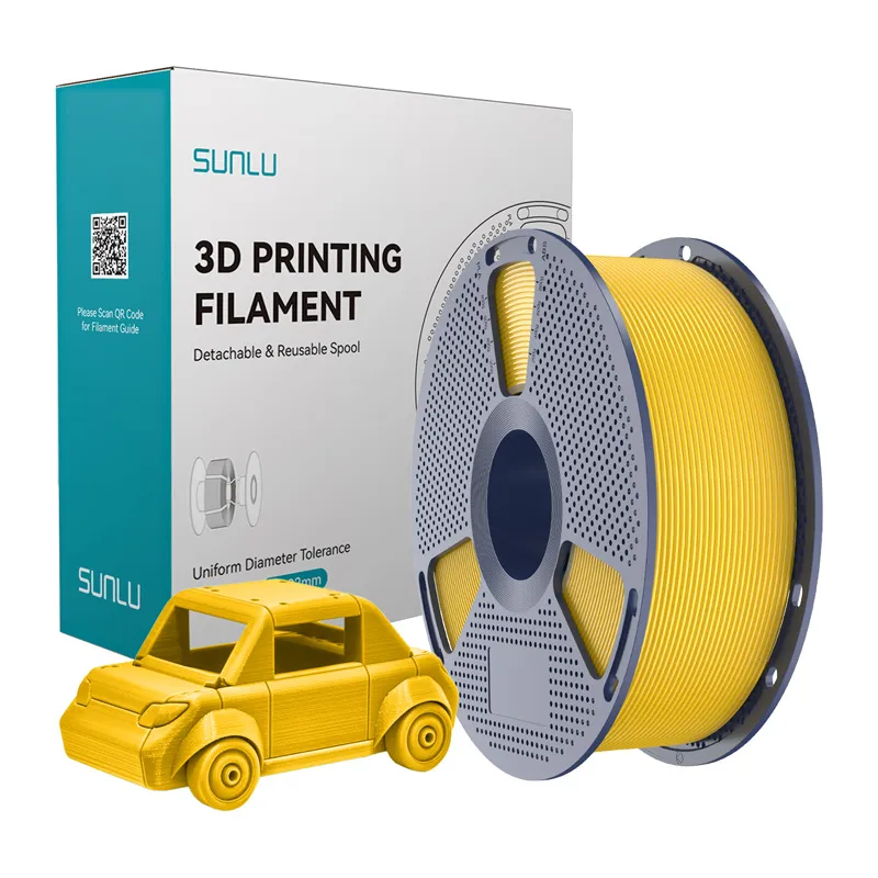 Filament SUNLU PETG 1.75mm 1kg (Intensywny Żółty)