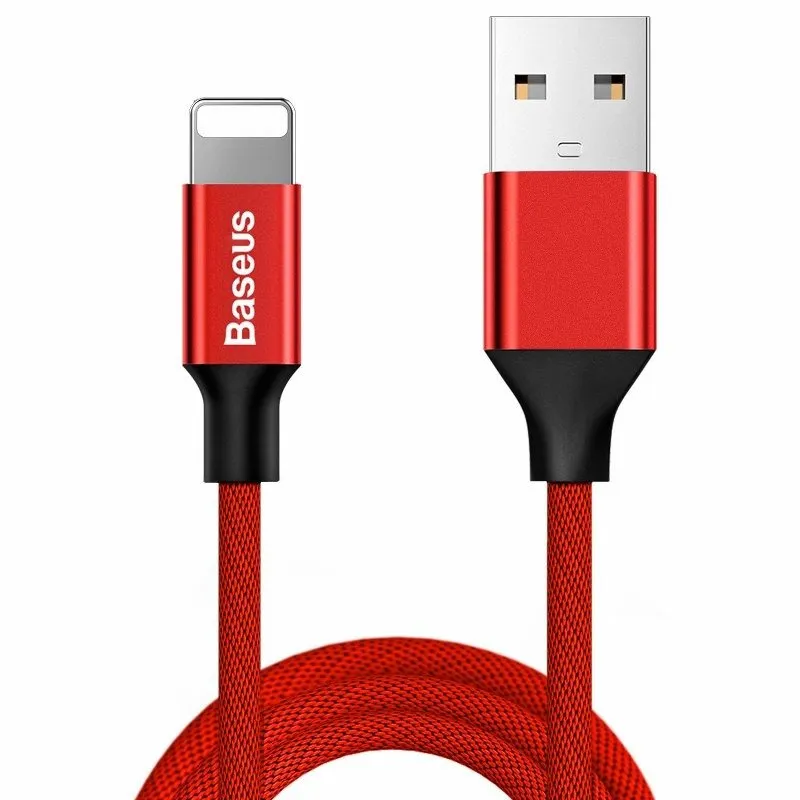 Kabel BASEUS Yiven USB-A Lightning 1,8m - Czerwony
