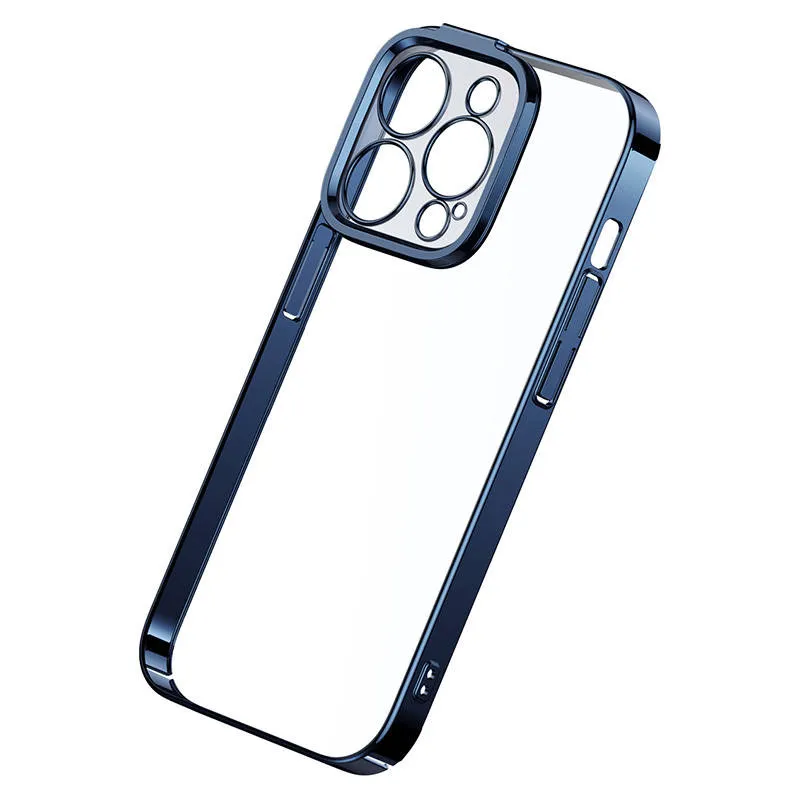 Etui I Szkło Hartowane BASEUS Glitter Do IPhone 14 Pro - Niebieski