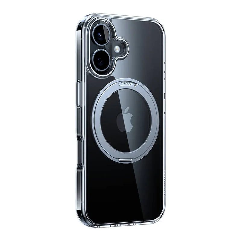 Etui TORRAS Ostand Pro Do IPhone 16 Plus - Przezroczyste