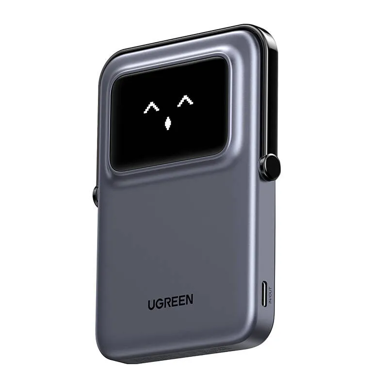 Powerbank Magnetyczny UGREEN Uno PB571 5000mAh USB-C - Szary