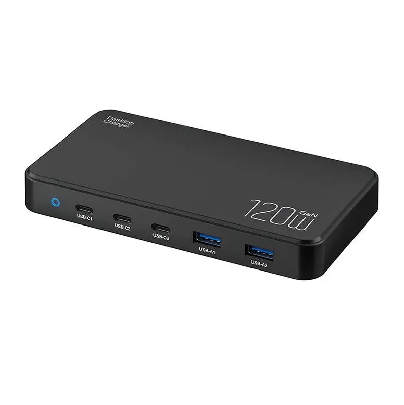Ładowarka Sieciowa BLITZWOLF BW-I100 120W 5w1 USB-C/USB-A