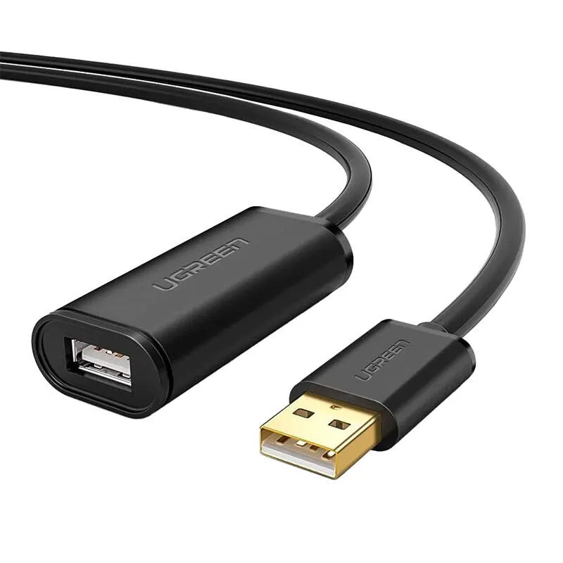 Kabel USB-A UGREEN US121 5m Aktywny Z Wzmacniaczem - Czarny