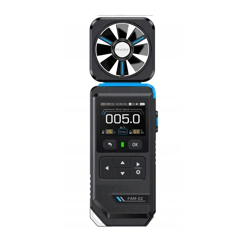 Cyfrowy Anemometr FNIRSI FAM-02 Pomiar Wiatru Temperatury