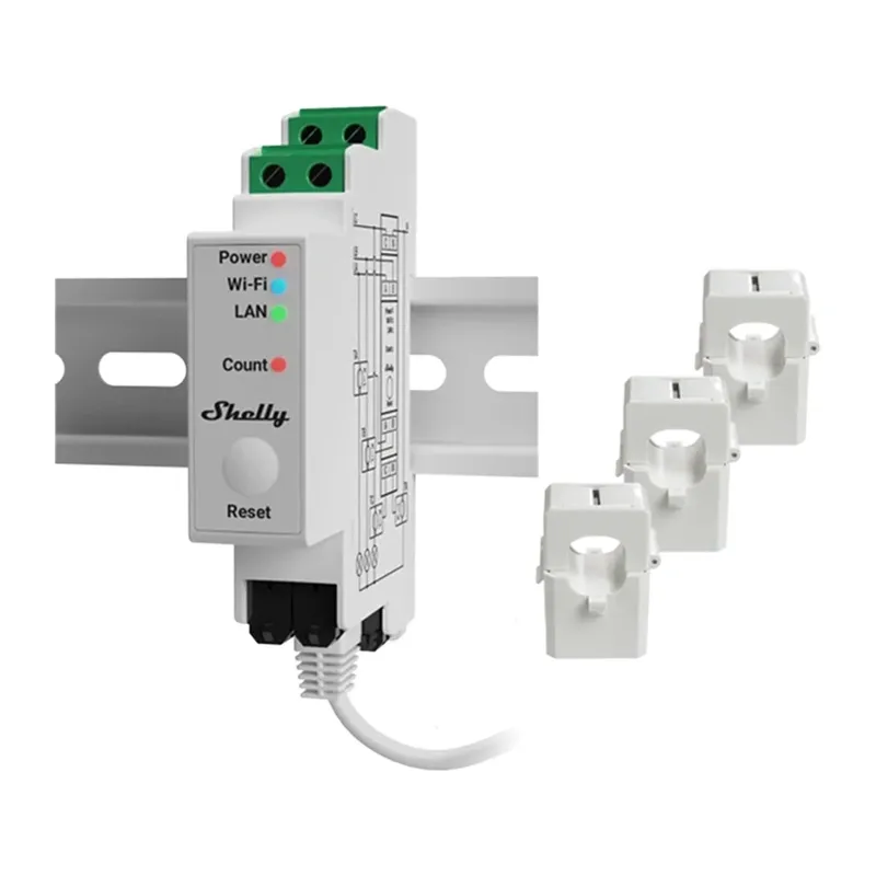 Miernik Energii SHELLY PRO 3EM 120A WIFI/Bluetooth/Matter