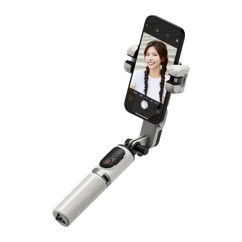 Gimbal AOCHUAN M1 Pro 4w1 Z Oświetleniem RGB - Biały