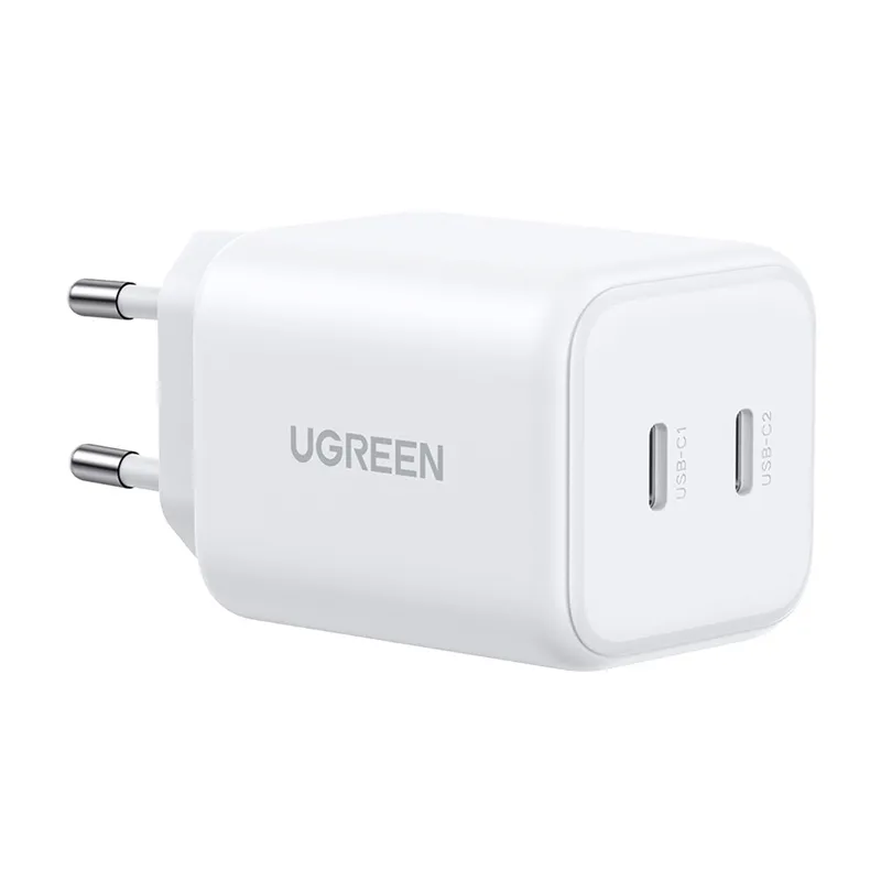 Ładowarka Sieciowa UGREEN X526 45W 2XUSB-C GaN (Biała)