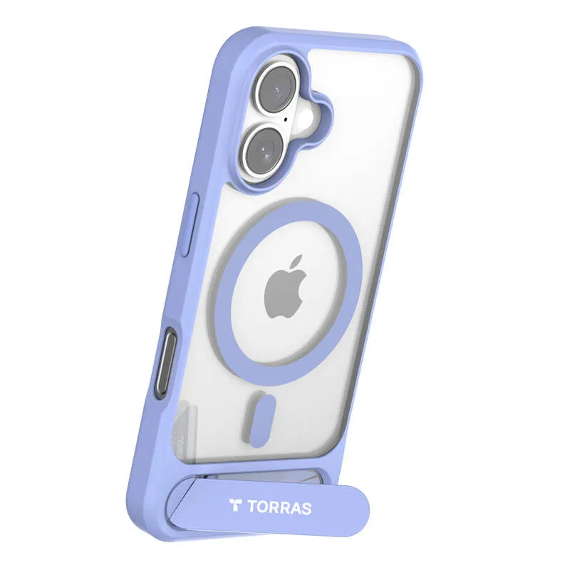 Etui TORRAS Pstand Series Do IPhone 16 - Niebieski