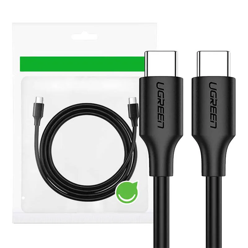 Kabel UGREEN US286 USB-C-USB-C 1m 60W (Czarny)