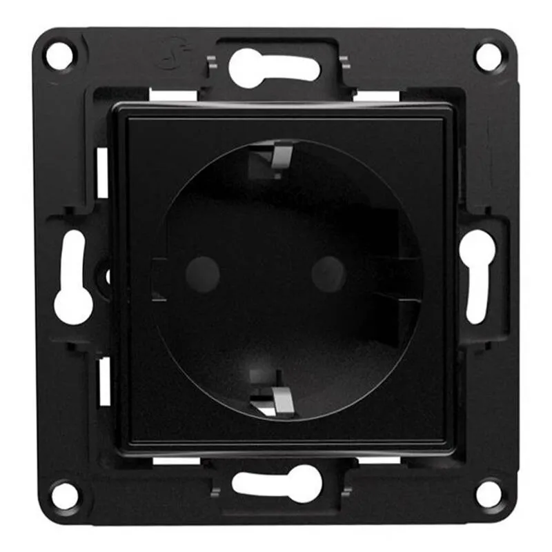 Gniazdo Ścienne SHELLY Wall Socket Do Systemów Inteligentnego Domu - Czarne