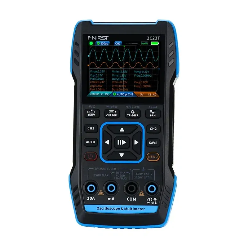 Oscyloskop Przenośny FNIRSI 2C23T 3w1 - 10 MHz