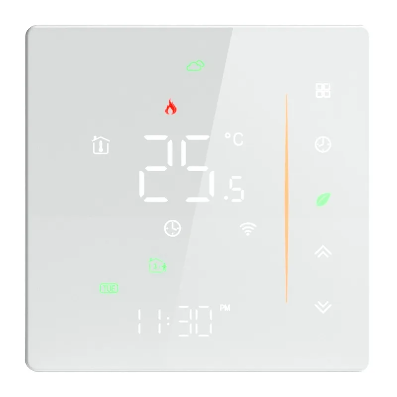 Termostat MOES WHT-006-GB-WH Wi-Fi Do Ogrzewania Elektrycznego - Biały