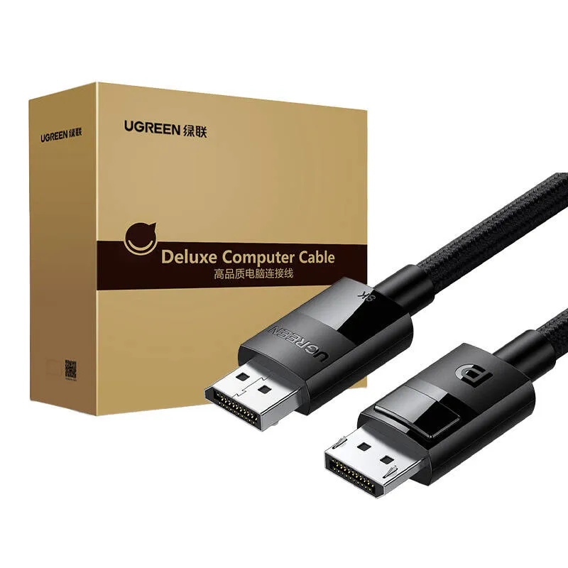 Kabel UGREEN DisplayPort-DisplayPort 8K 1,5m - Czarny