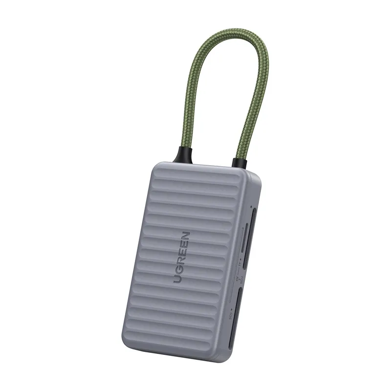 Czytnik Kart UGREEN CM868 USB-C 2XSD 1XTF 170MB/S - Szary