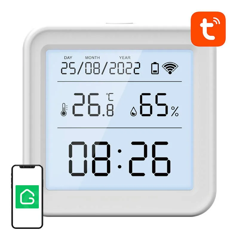 Czujnik Temperatury I Wilgotności GOSUND S6 Wi-Fi LCD