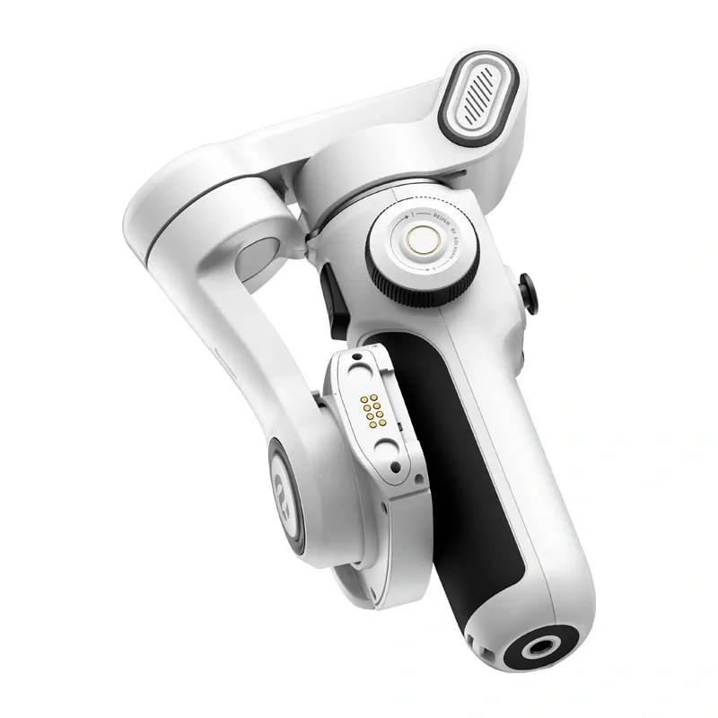 Gimbal AOCHUAN P2 3-OSIOWY Do Smartfonów Z AI I Lampą - Biały