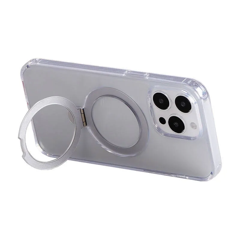 Etui JOYROOM JR-BP004 Magnetyczne Z Uchwytem IPhone 15 Pro - Transparentne