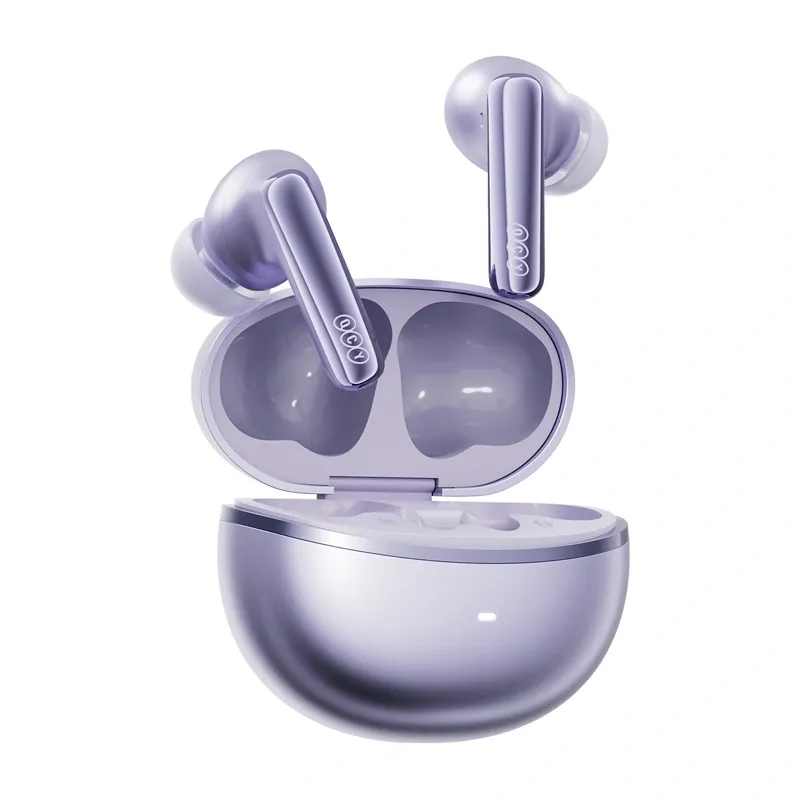 Słuchawki TWS QCY N70 HT18 LITE Bluetooth 6.0 ANC - Fioletowe