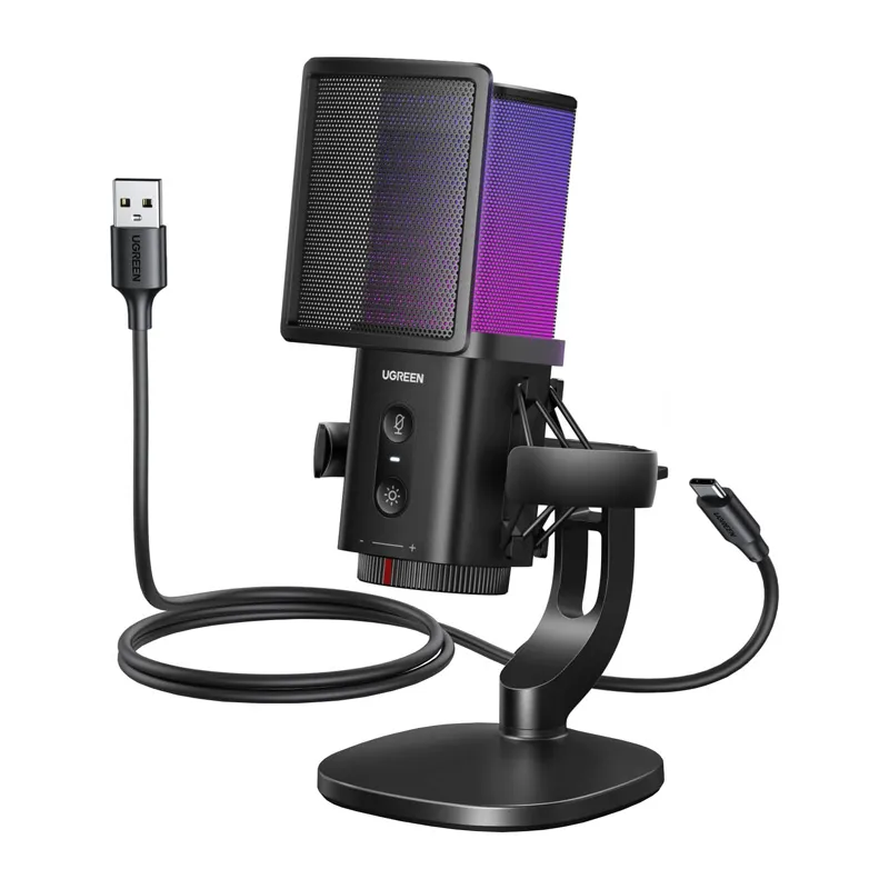 Mikrofon Do Komputera UGREEN CM581 USB-C 24-BIT/96KHZ - Czarny