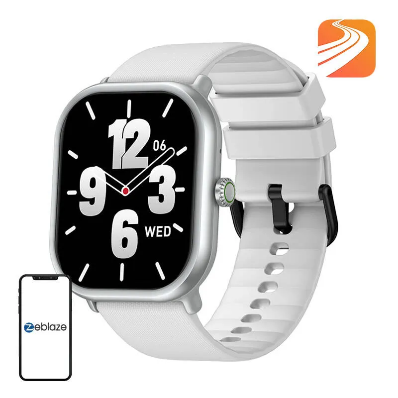 Smartwatch ZEBLAZE GTS 3 Pro 260 mAh Always On Display - Biały