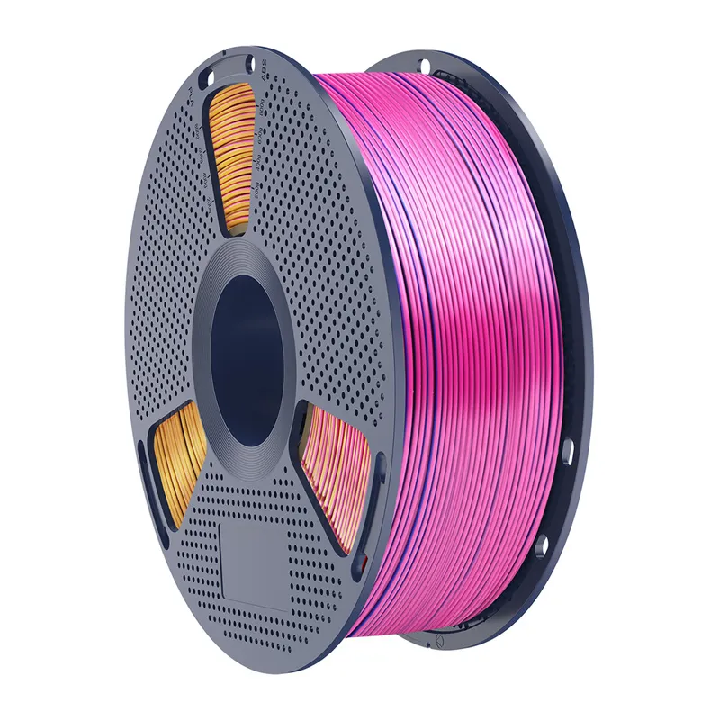 Filament SUNLU PLA+ Silk Tri-Color 1.75mm 1kg - Czerwono-Żółto-Niebieski