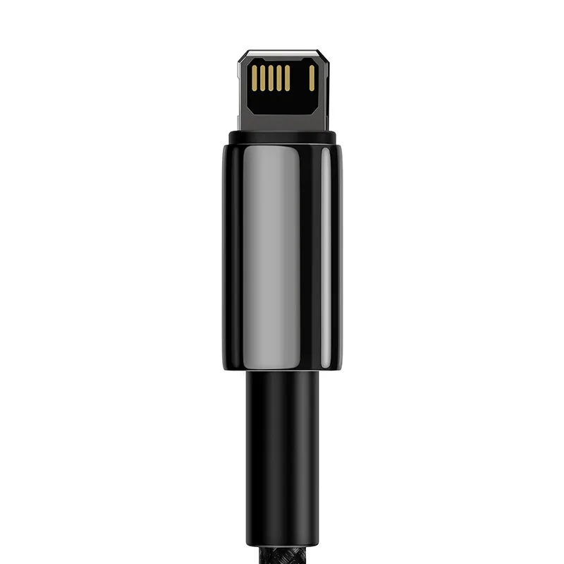 Kabel BASEUS Tungsten Gold USB-A Lightning 2m - Czarny