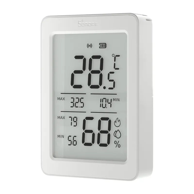Czujnik Temperatury I Wilgotności SONOFF AirGuard TH SNZB-02DR2 ZigBee LCD