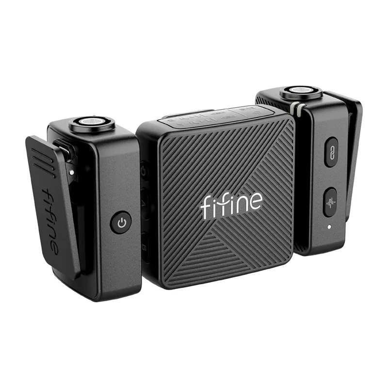 Mikrofon Krawatowy Bezprzewodowy FIFINE M9 2X - Czarny