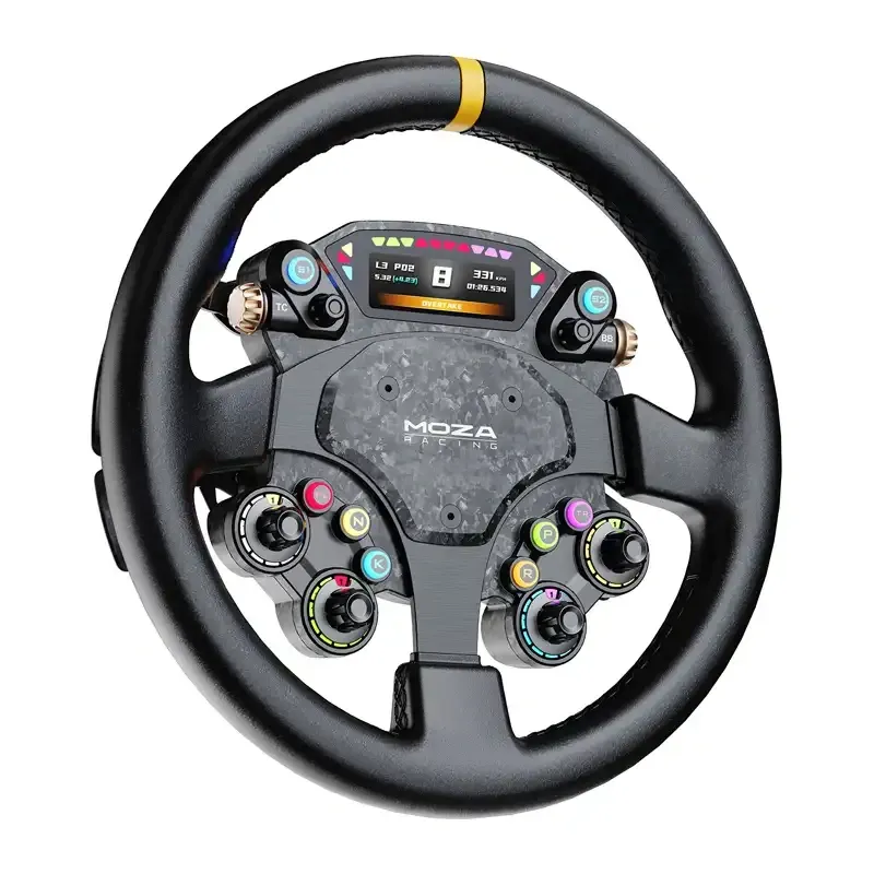 Kierownica Gamingowa MOZA RACING CS Pro RS093 - Ekologiczna Skóra