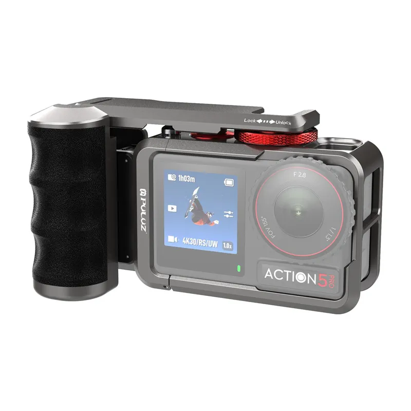 Metalowa Obudowa Ochronna PULUZ Dla DJI Osmo Action 5 PRO/4/3