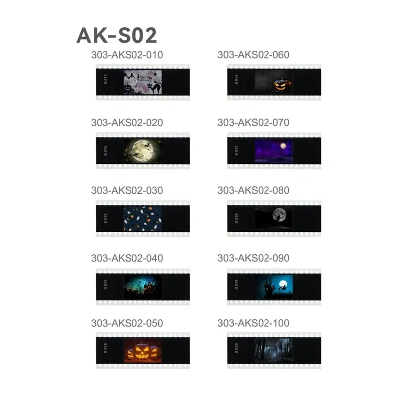 Zestaw Slajdów GODOX AK-S02 Do Projekcji Świetlnej - 10 szt