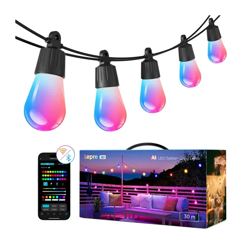 Girlanda Świetlna LEPRO ZB1-30 Wi-Fi 30m RGB