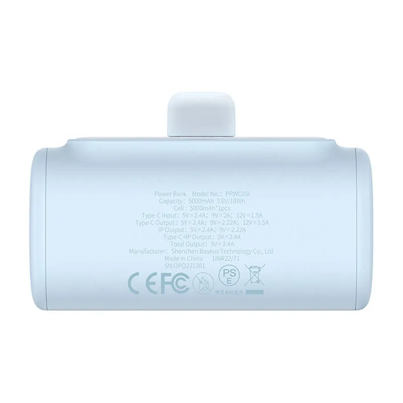 Powerbank BASEUS Compact IP 5000mAh 20W - Niebieski