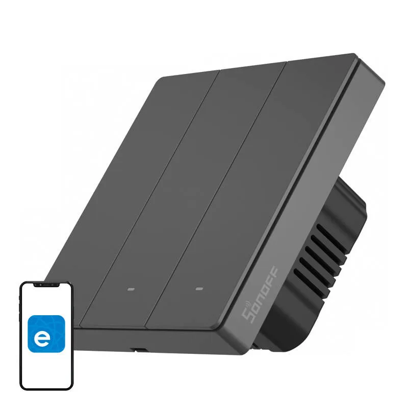 Włącznik Światła SONOFF M5 3C Wi-Fi 3-KANAŁOWY - Szary