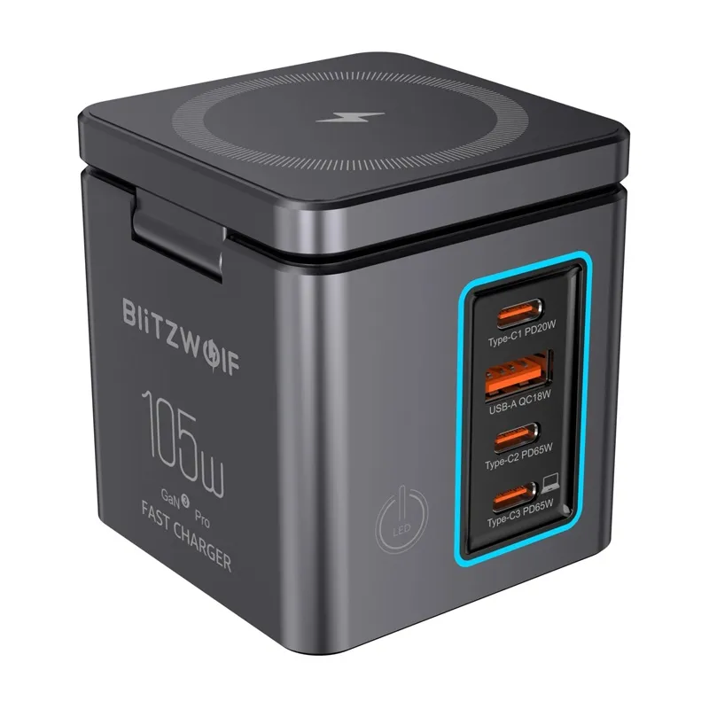 Ładowarka Sieciowa BLITZWOLF BW-I113 105W GaN 3XUSB-C