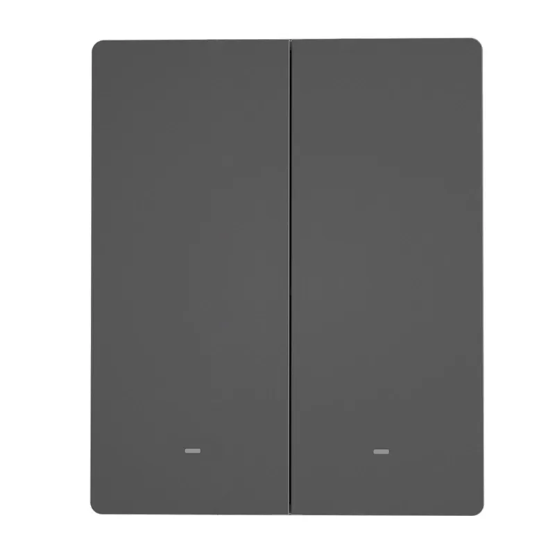 Włącznik Światła SONOFF M5-2C-80 2-KANAŁOWY Wi-Fi - Grafitowy