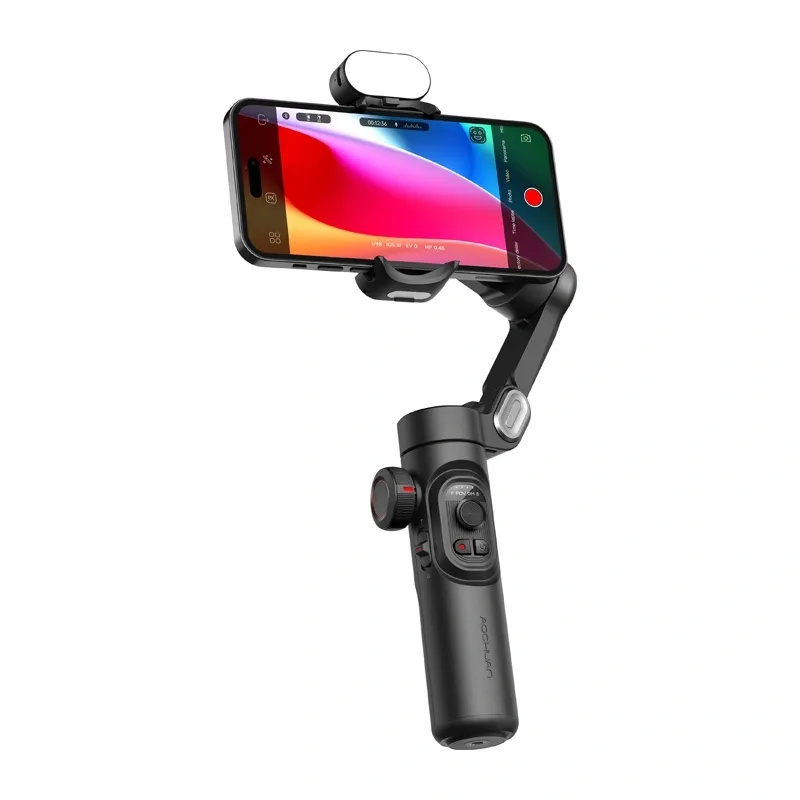 Gimbal AOCHUAN XE Do Smartfonów Z Oświetleniem RGB - Czarny