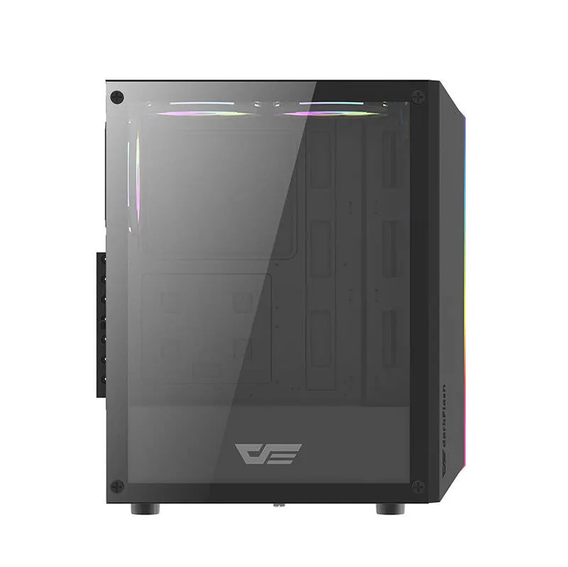 Obudowa Komputerowa DARKFLASH DK151 + 3 Wentylatory RGB - Czarna
