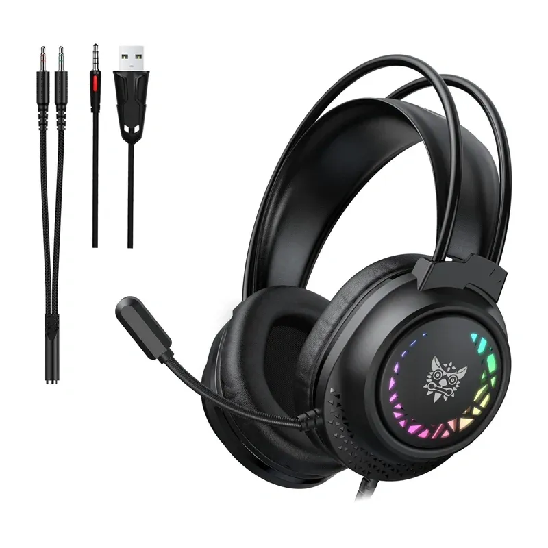 Słuchawki Gamingowe ONIKUMA X92 USB/3,5MM - Czarne