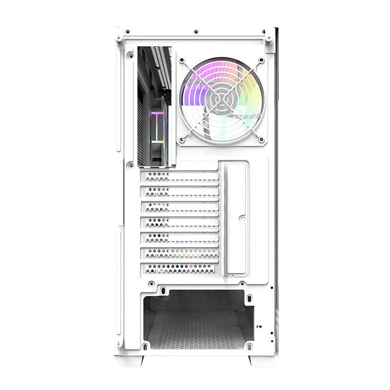 Obudowa Komputerowa DARKFLASH DS900 + 7 Wentylatorów ARGB - Biała