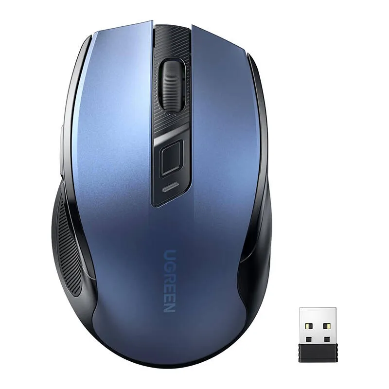 Mysz Bezprzewodowa UGREEN MU006 2.4GHZ USB-C 4000 DPI - Niebieska