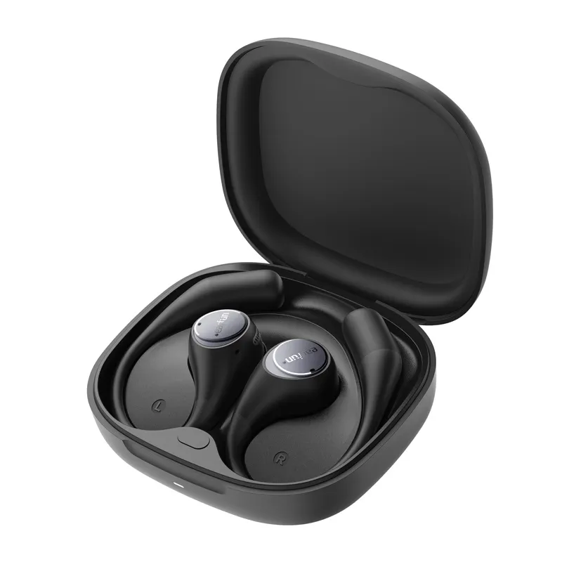 Słuchawki EARFUN Open Jump Bezprzewodowe Sportowe USB-C - Czarne