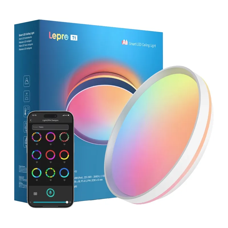 Lampa Sufitowa Smart LEPRO T1 1800LM