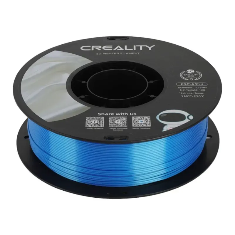 Filament CREALITY CR-Silk PLA 1kg Szybkość 100MM/S - Niebieski