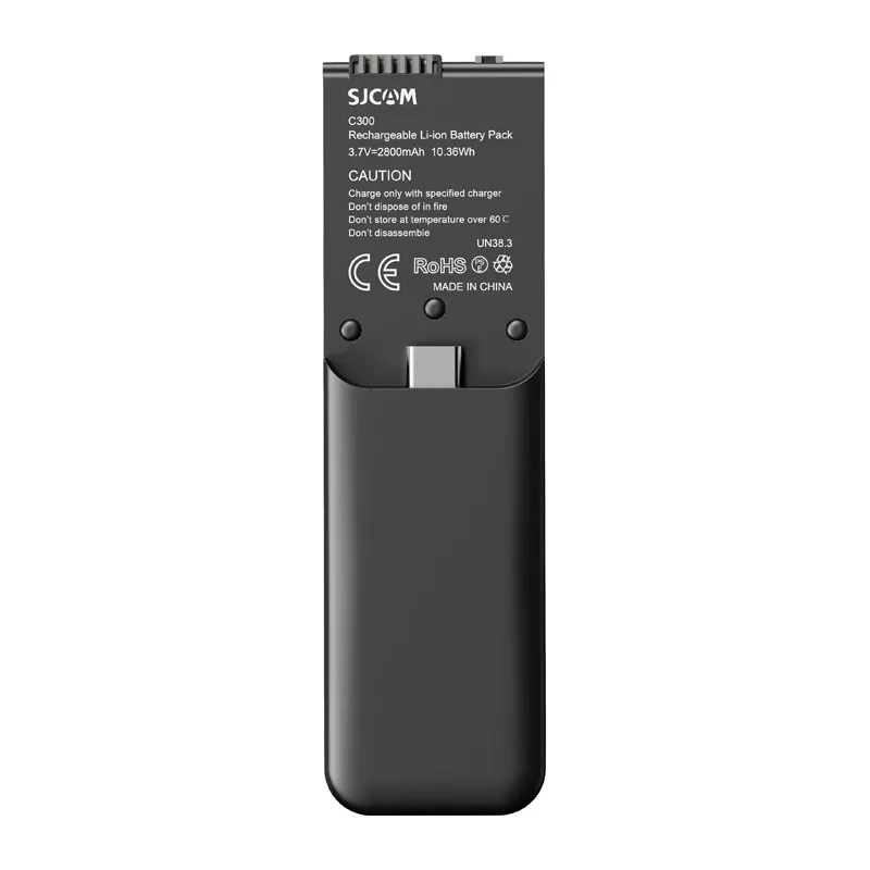 Uchwyt Na Baterię SJCAM Do C300 2800 mAh - Czarny